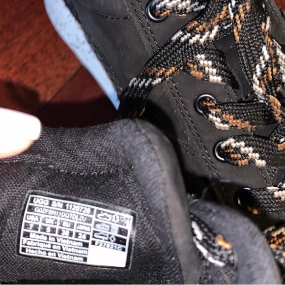 UGG Marine Black SuedePlatform Sneakers - Picture 5 of 6